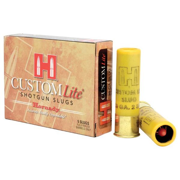 Hornady 20 ga Slug 250 gr FTX Custom Lite 5-Box-img-0