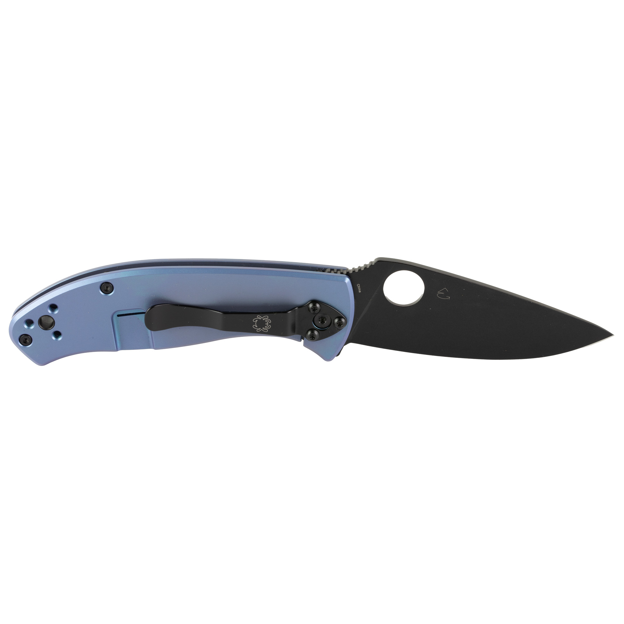 Spyderco tenacious ti 3.35" blue-blk-img-1