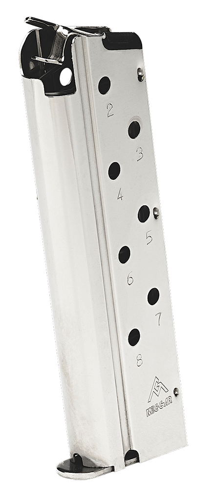 Springfield armory mag fits 1911 emp 8rd 40 s&w stainless steel-img-0