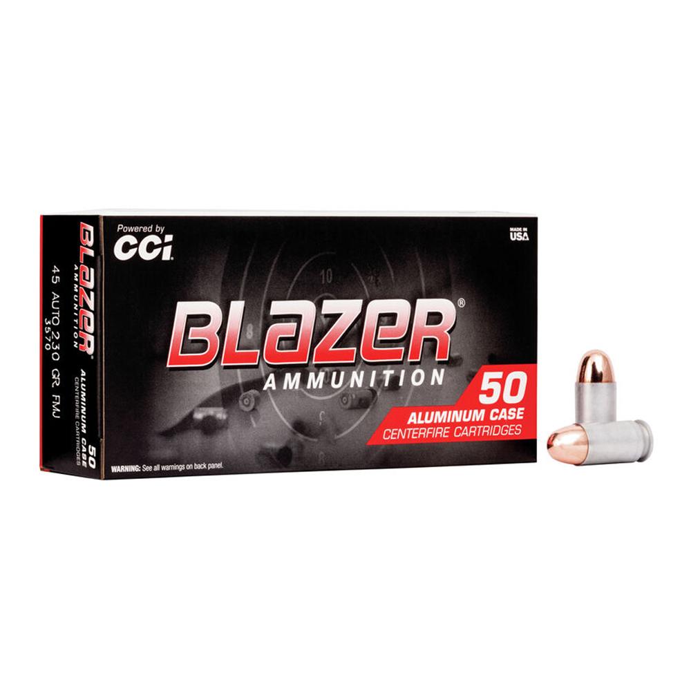 Cci blazer 45 auto 230gr fmj 1000rd ammo-img-0