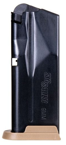 Sig sauer mag fits p365 9mm subcomp coyote 10rd-img-0