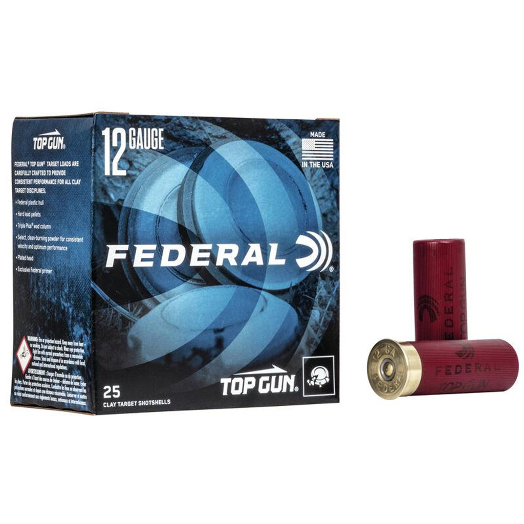 Federal top gun steel paper wad shotgun ammo 12 ga. 2.75 in. 1 oz. 1300 ...-img-0