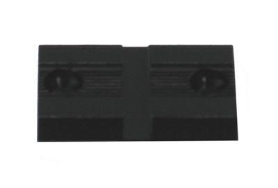 Weaver standard top mount aluminum scope base - gloss black 35 front-rea...-img-0