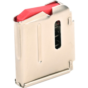 Savage 93 series magnum magazine .22 mag-.17 hmr chrome 5 rd.-img-0