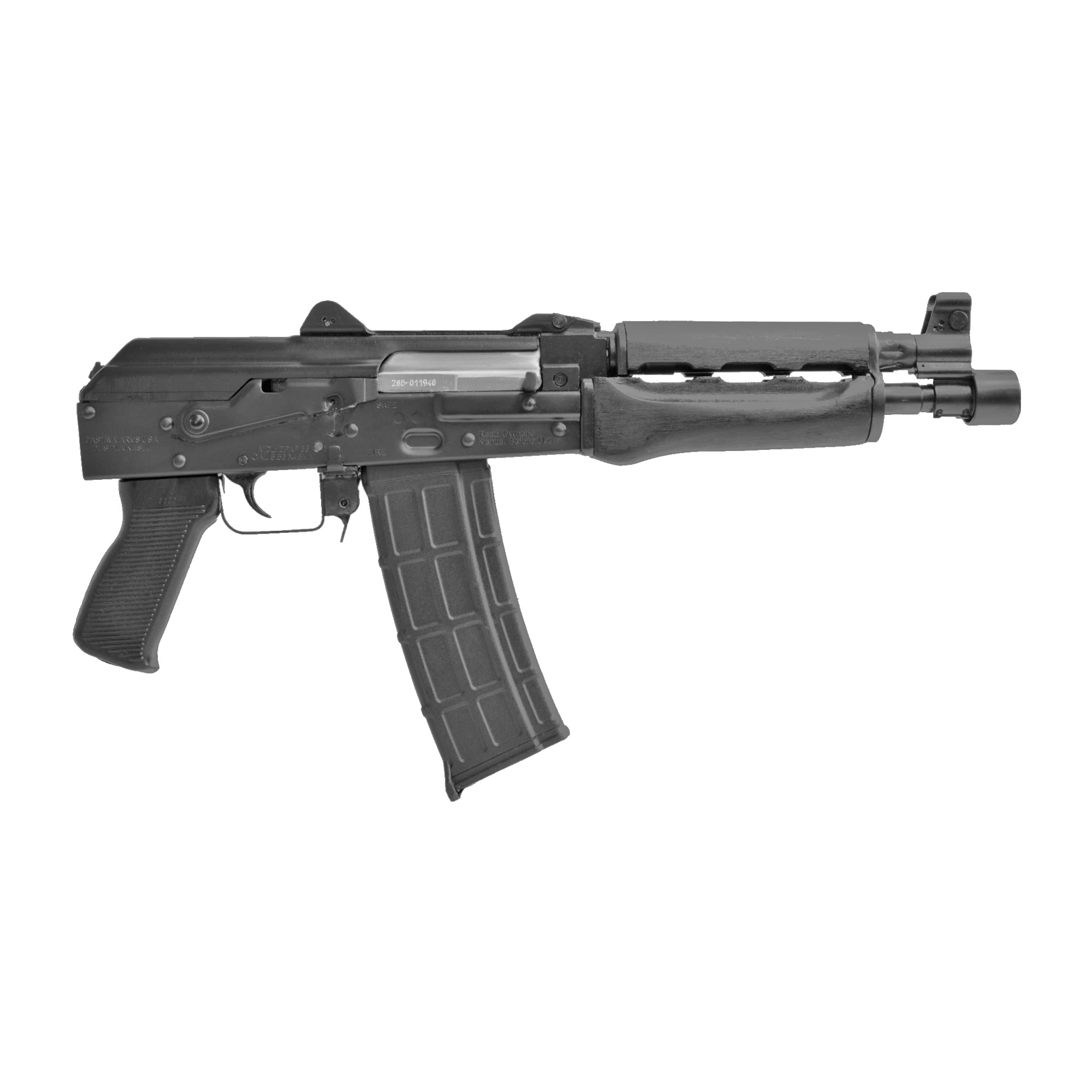 Zastava zpap85 pstl 556 10" 30rd blk-img-0