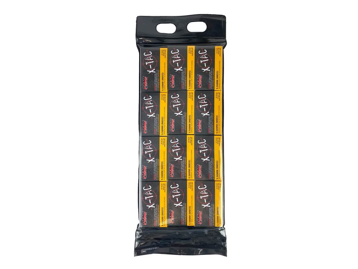 Pmc x-tac 5.56 nato 62 gr green tip battle pack 75-year shelf life 240 rds-img-0