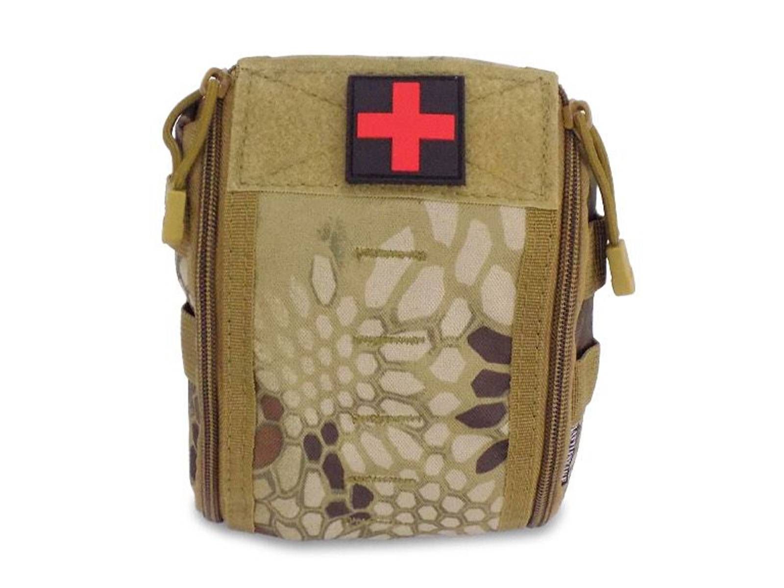 Rattlesnake Tctcl IFAK Individual First Aid Bag - Dsrt Pthn, MOLLE Cmptbl-img-0