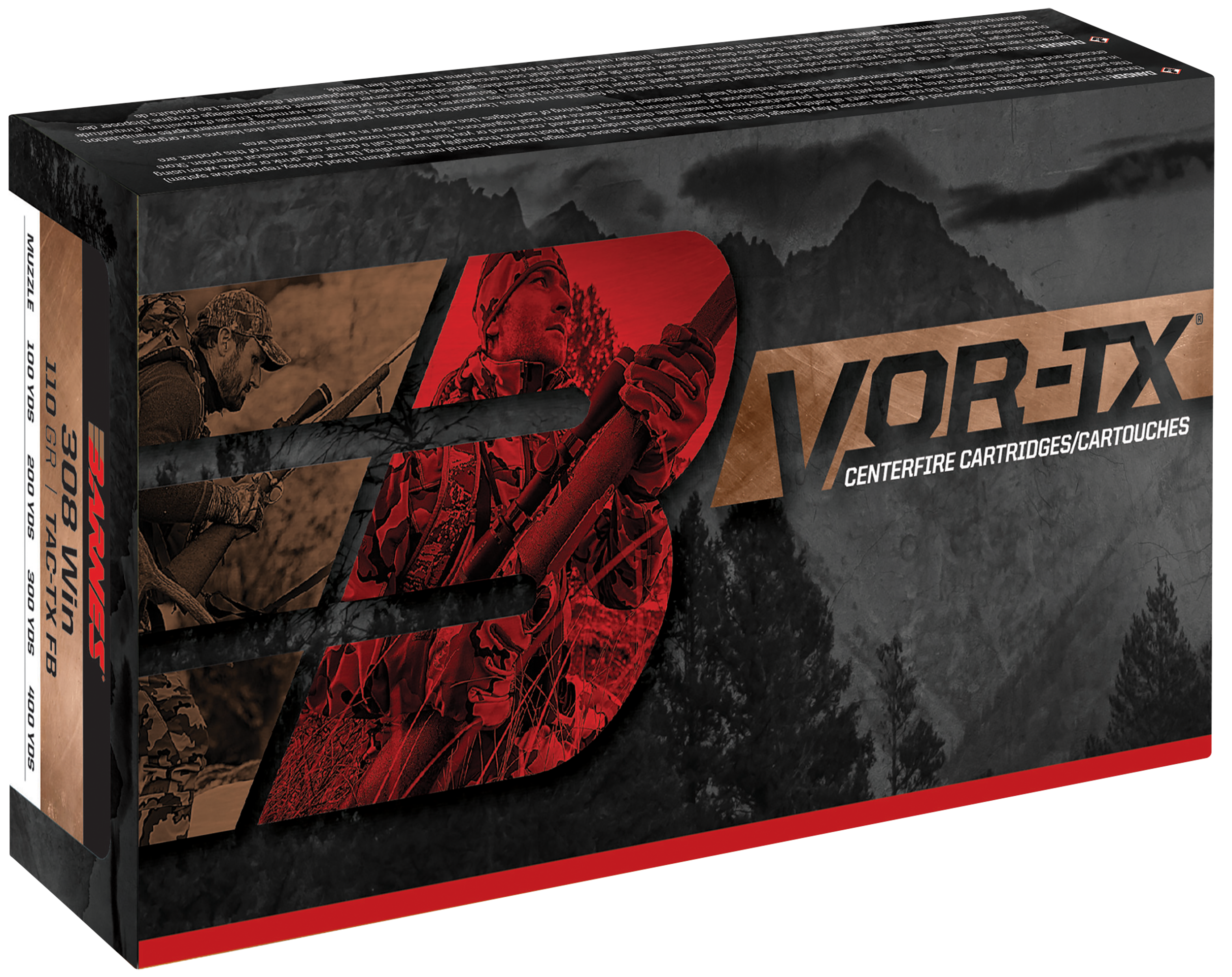 Barnes vor-tx 300 rum 180 gr tipped tsx boat tail hunting (box) 20 rounds-img-1