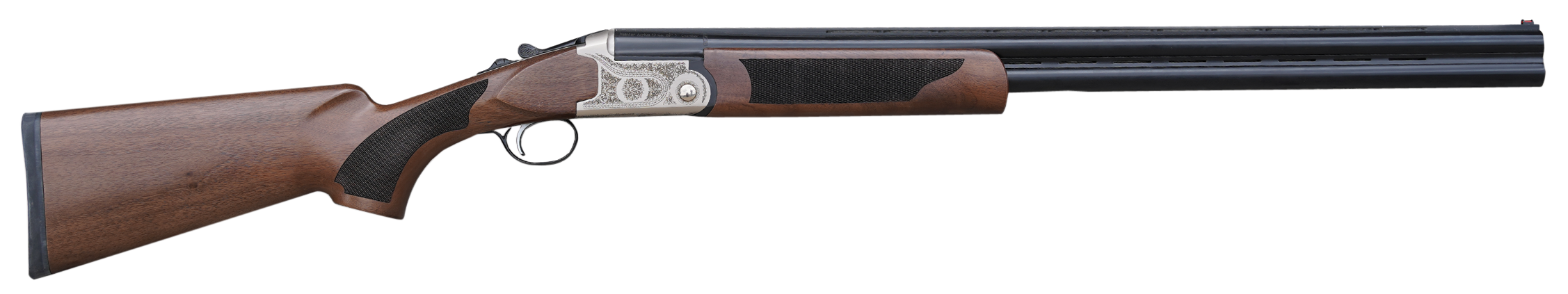 Pointer kar1228 acrius 12 gauge 3" 2rd 28" black o-u barrel, nickel eng...-img-0