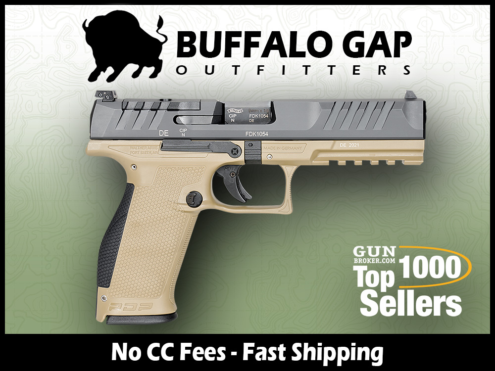 Walther pdp optic ready 9mm luger pistol tan-img-0