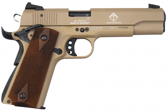 American Tactical GSG 1911, .22 LR, 5.00" Barrel, 10 Rds, Tan-img-0