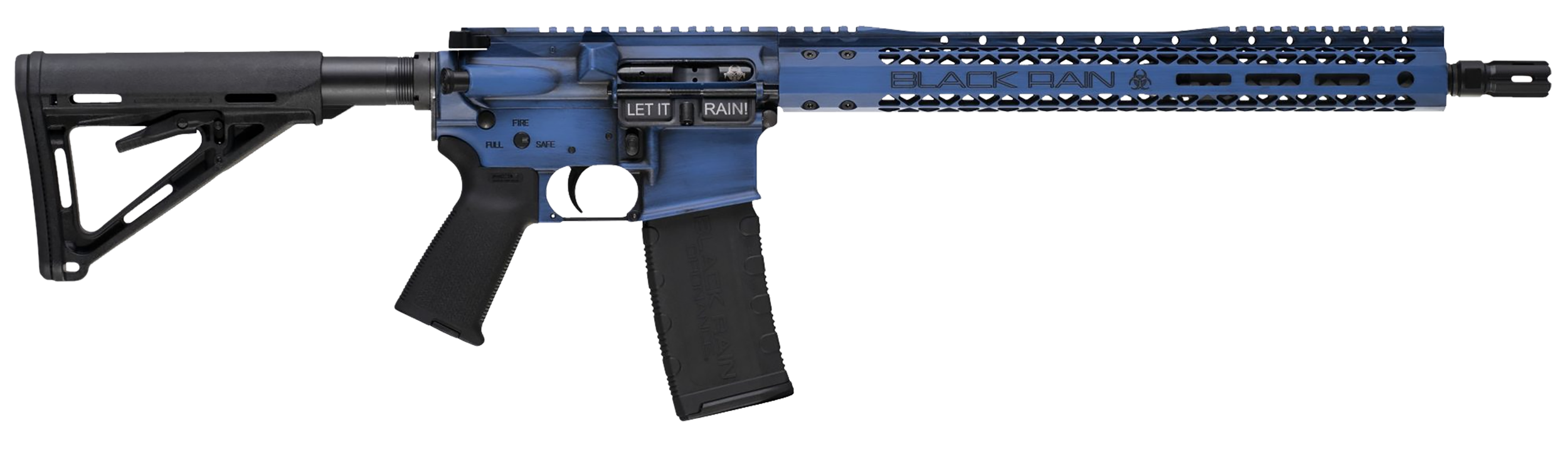 Black Rain Ordnance We The People, 5.56 NATO, 16.00" Barrel, 30 Rds, Blu...-img-0