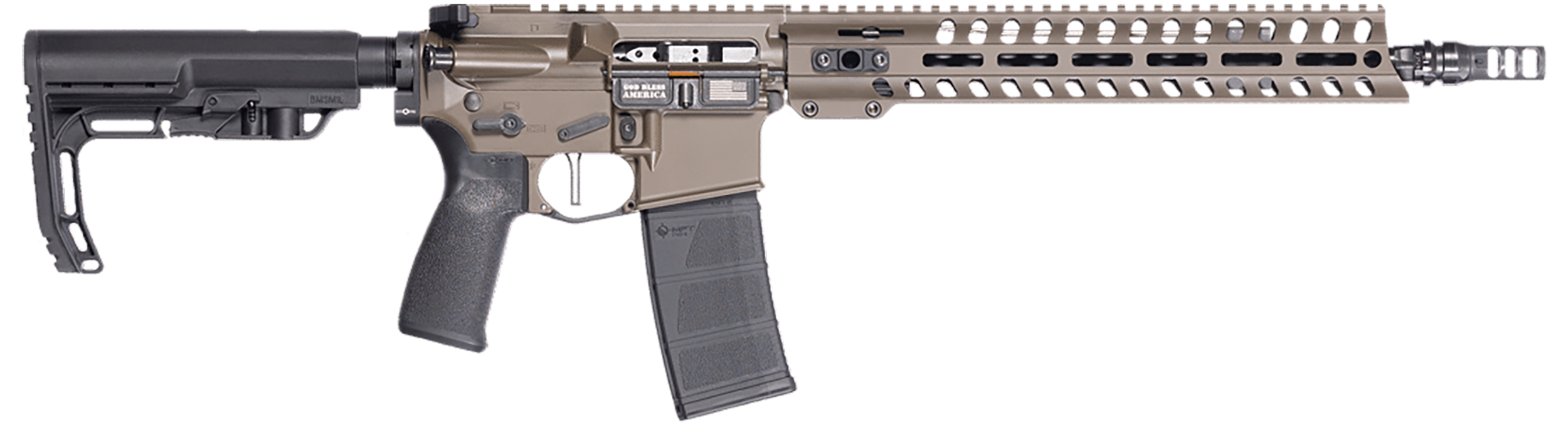 Patriot Ordnance Factory Minuteman, 5.56 NATO, 13.75" Barrel, 30 Rds, Bl...-img-0