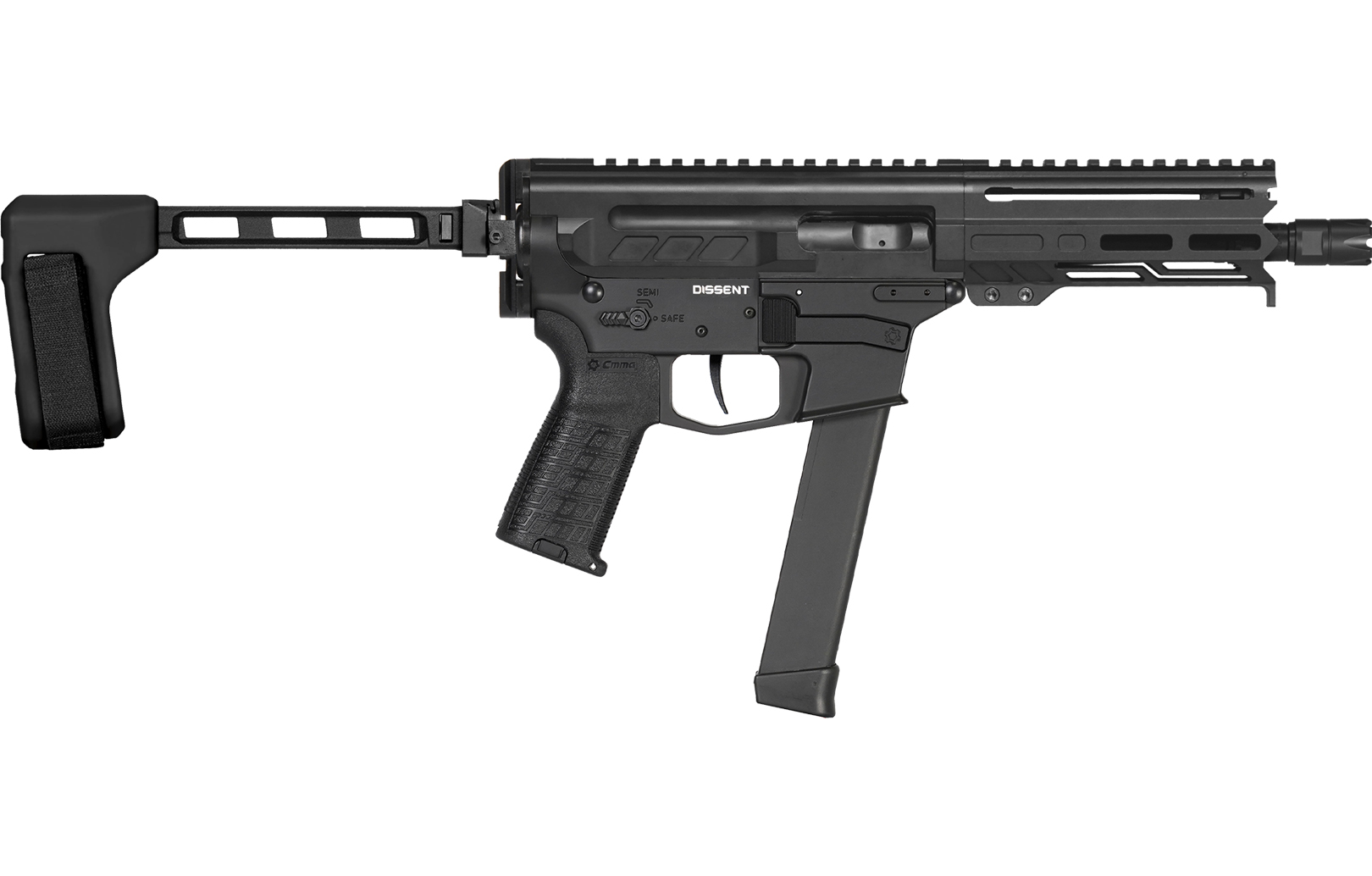 CMMG Dissent MkGs, 9MM, 6.5" Barrel, 33 Rds, Black-img-0