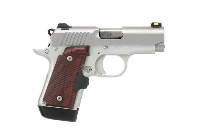 Kimber Micro 9 Stainless, 9MM, 3.15" Barrel, 7 Rds, Satin Silver-img-0