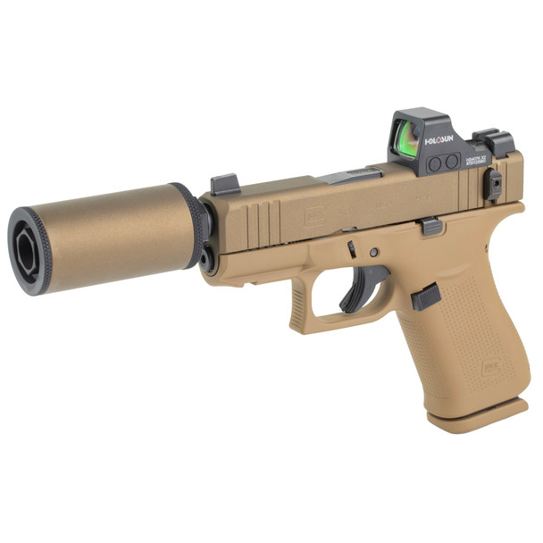 Glock 43X, 9MM, 3.92" Barrel, 10 Rds, Bronze-FDE Cerakote-img-1