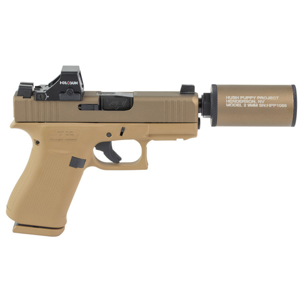 Glock 43X, 9MM, 3.92" Barrel, 10 Rds, Bronze-FDE Cerakote-img-3