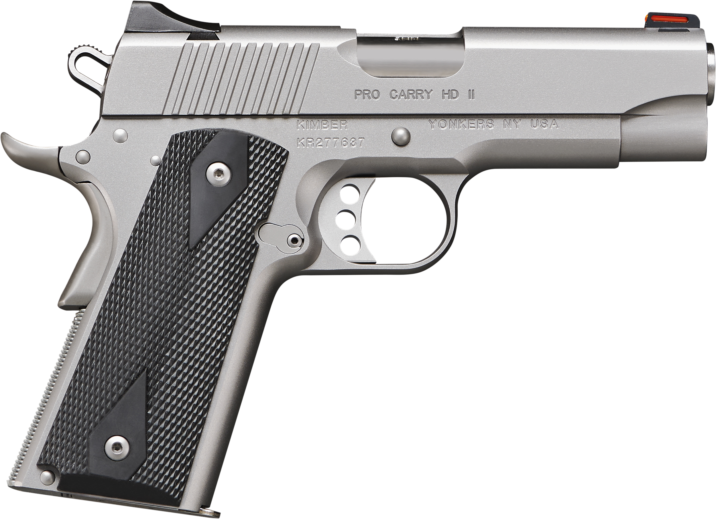 Kimber Pro Carry HD II, .38 SUPER, 4.00" Barrel, 9+1 Rds, Satin Silver-img-0