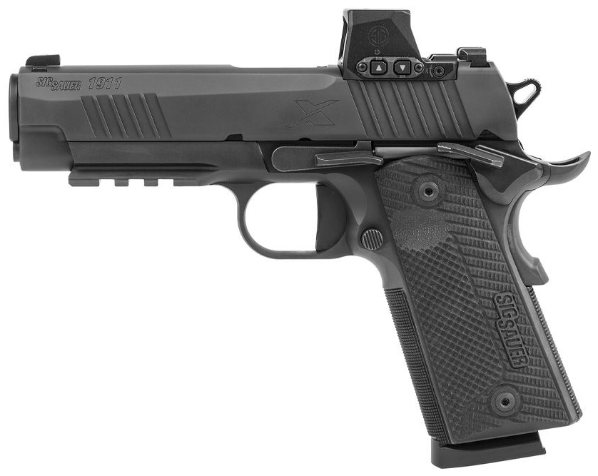 SIG Sauer 1911-X, 45ACP, 4.25" Barrel, 8 Rds, Black-img-0