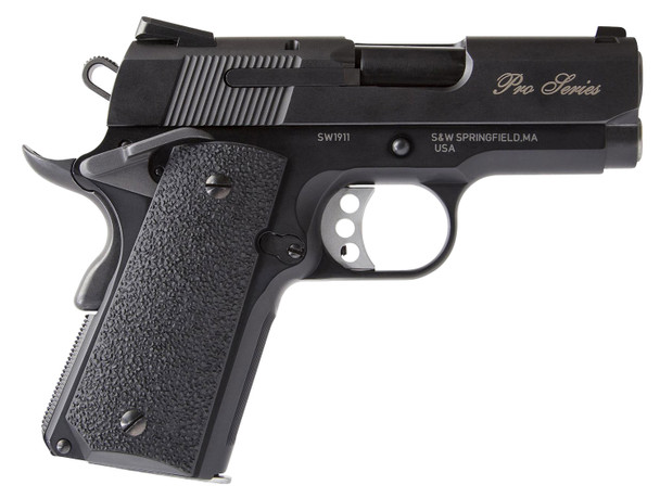 Smith & Wesson PC 1911, 9MM, 3.00" Barrel, 8 Rds, Black-img-1