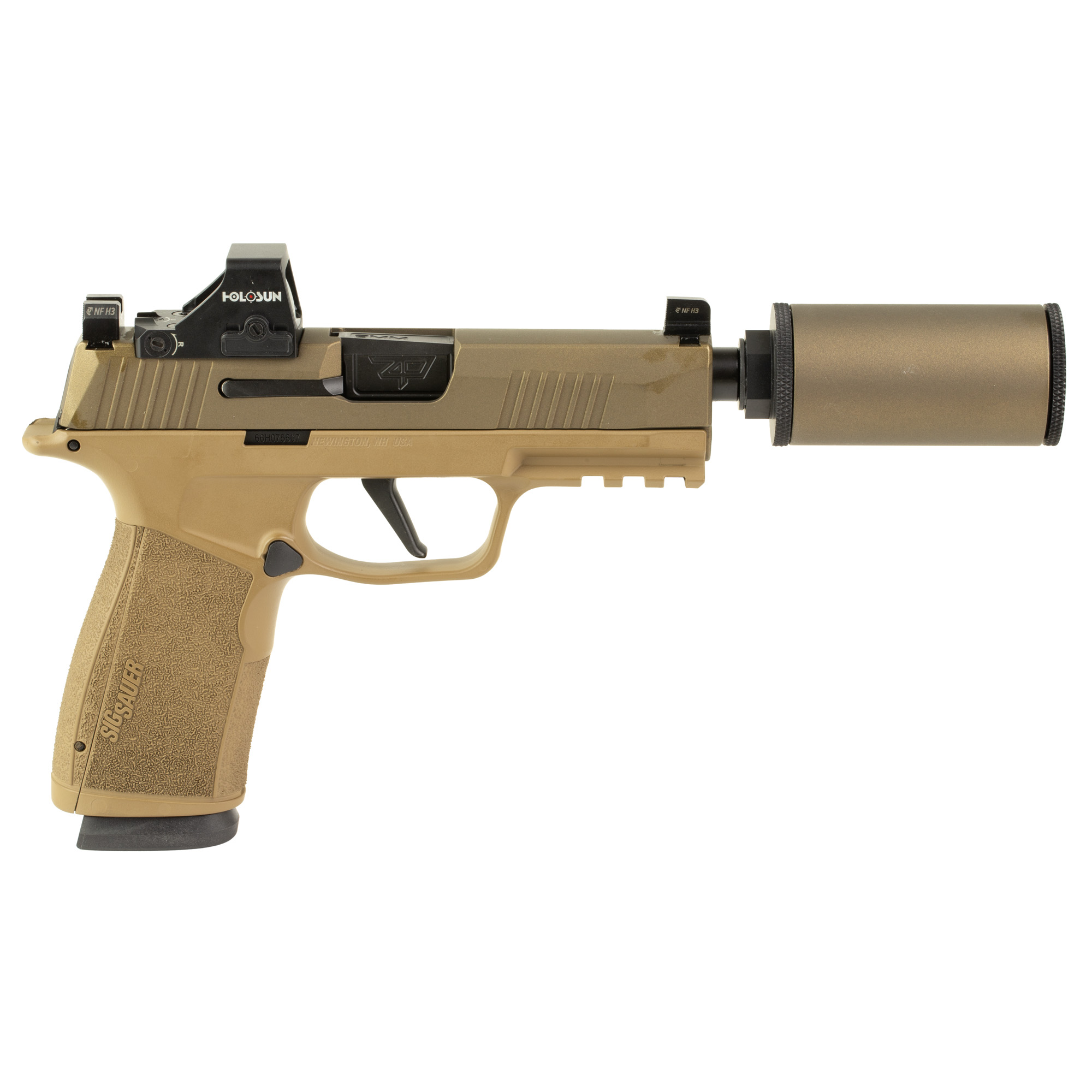 Sig Sauer P365 X-Macro w- Holosun 407K & Hush Puppy Kit, 9mm, 4.30" Thre...-img-1