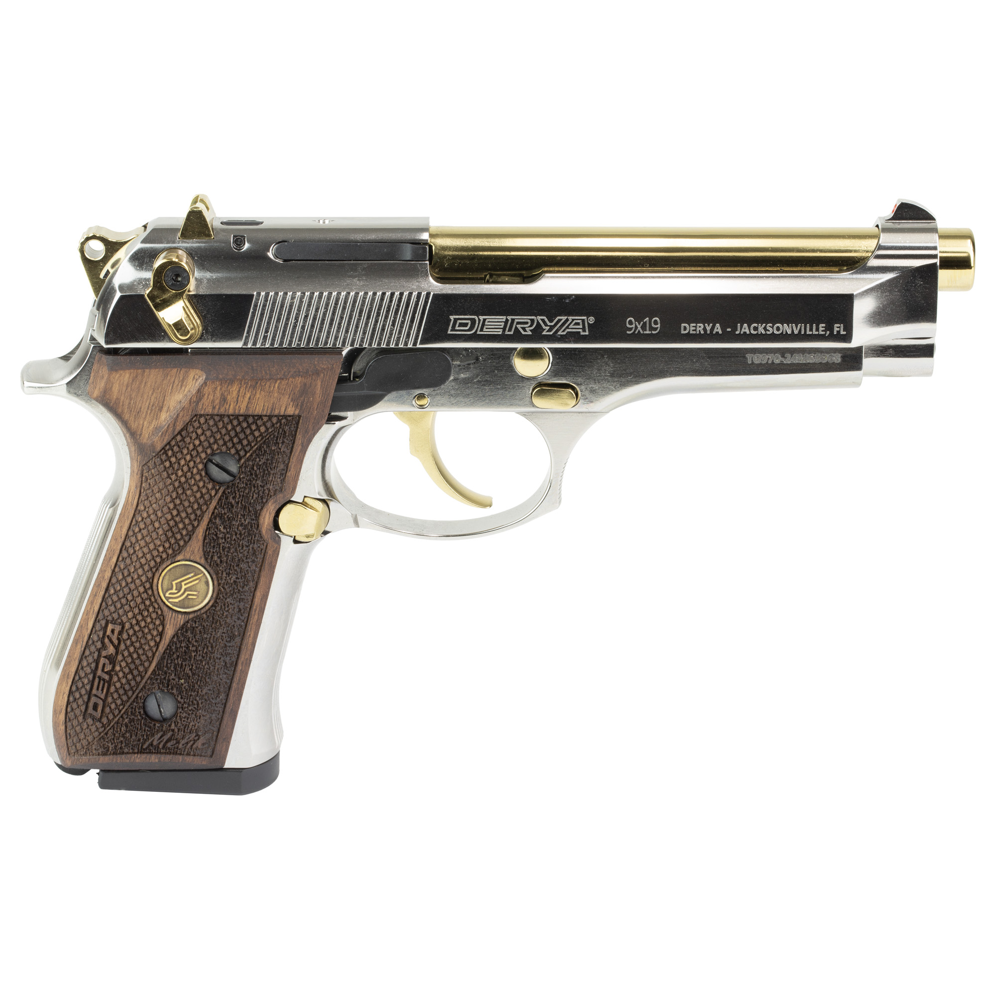 Derya melik 9mm 4.9" 17rd slvr-gold-img-1