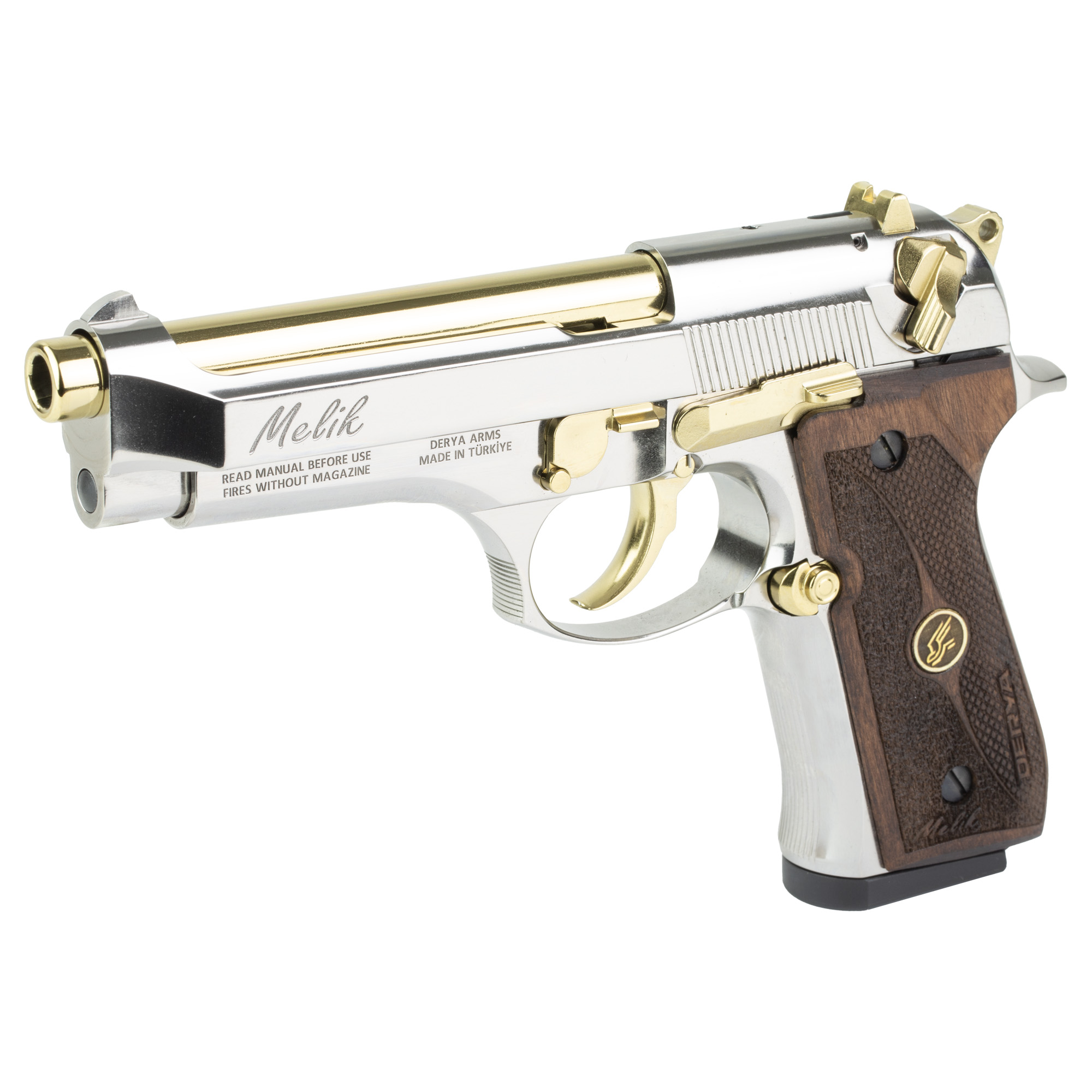 Derya melik 9mm 4.9" 17rd slvr-gold-img-2