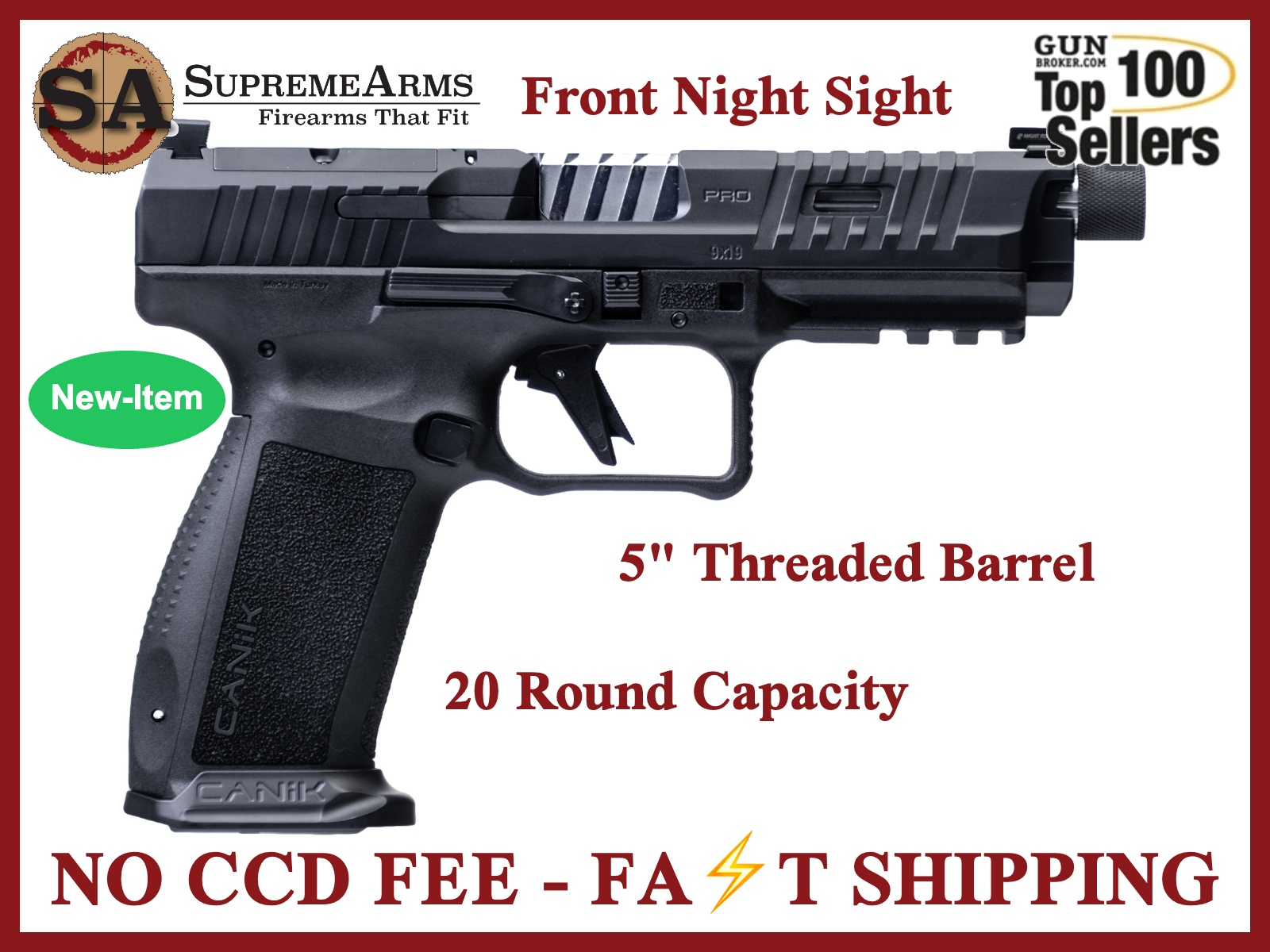 CANIK METE SFT Pro 9MM Pistol HG7069-N|787450806436-img-0