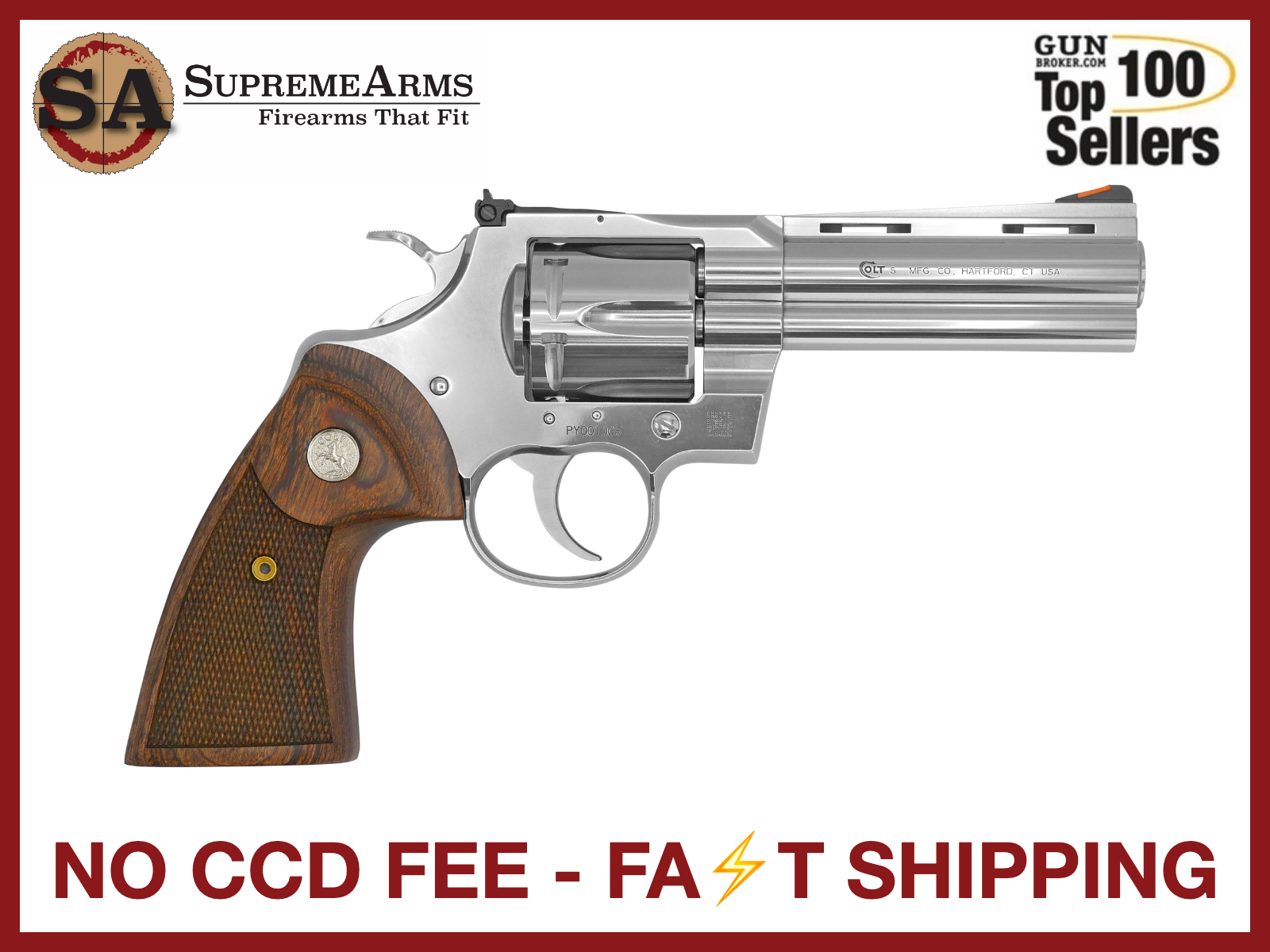 Colt Python 357 - Revolvers at GunBroker.com : 1132799602