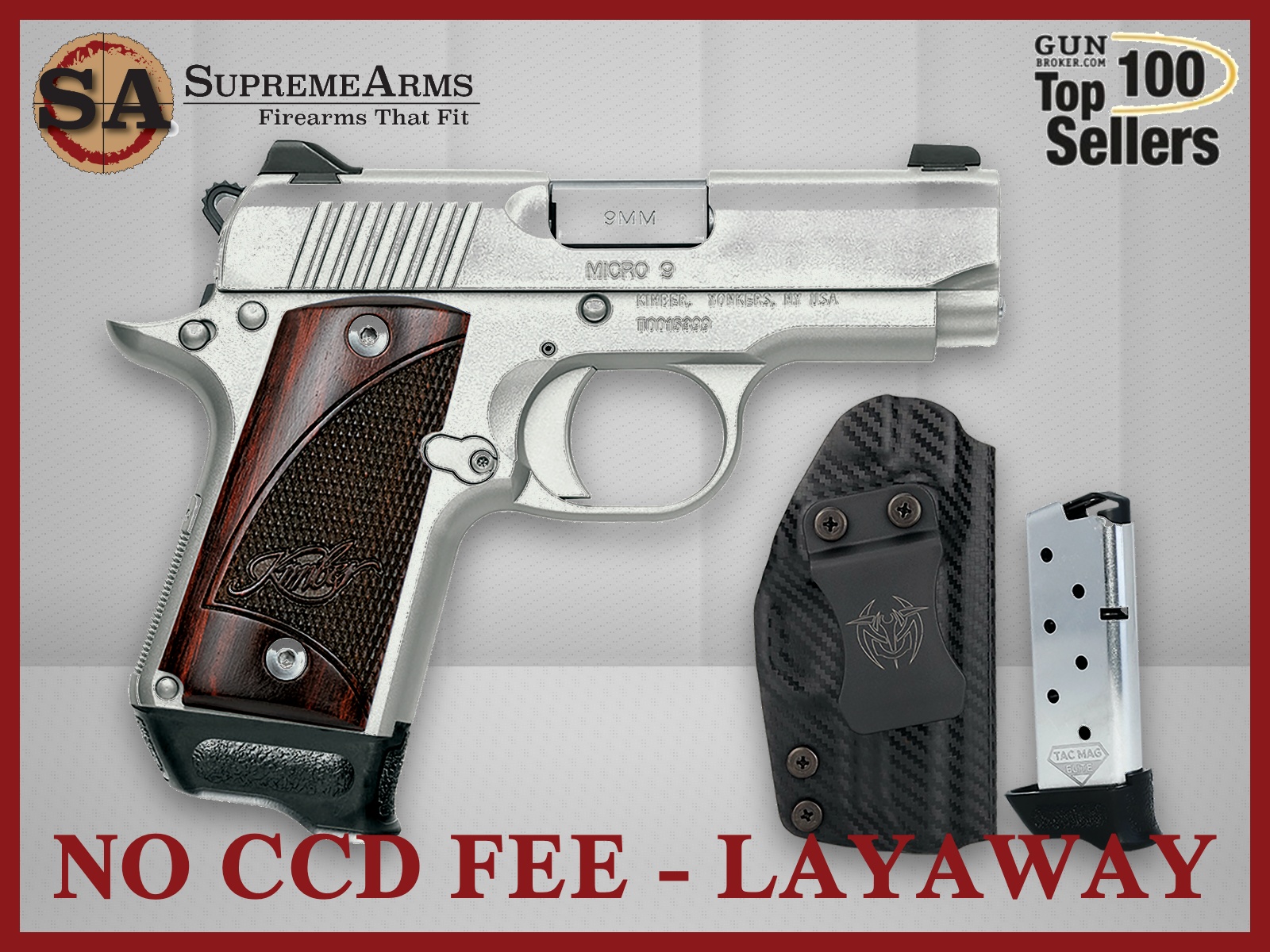 Kimber Micro 9 RTC-K Bundle 9MM Pistol 3300255|669278332550-img-0