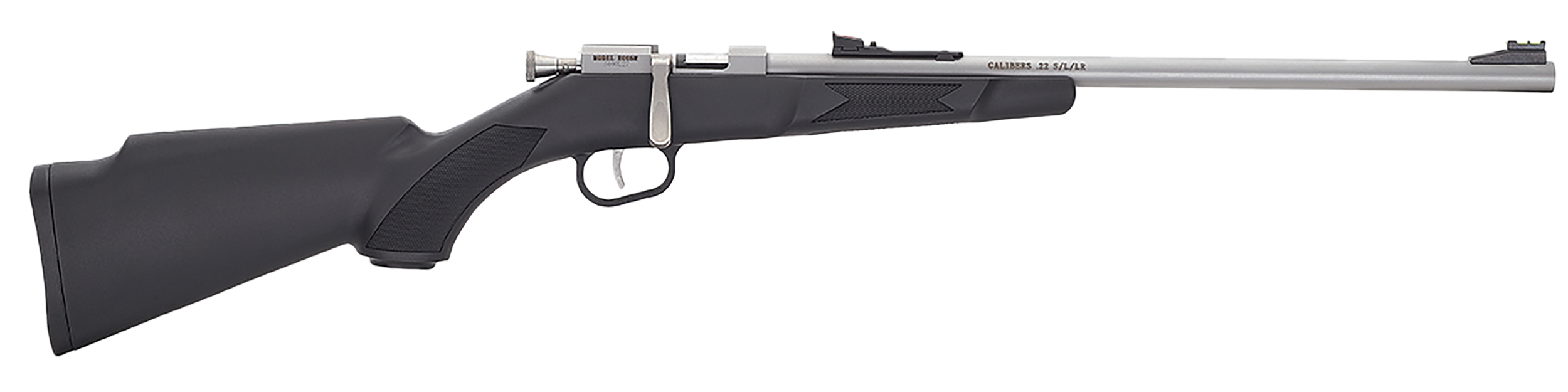 Henry h005r mini bolt  youth 22 s-l-lr 1rd 16.25" matte stainless steel ...-img-0