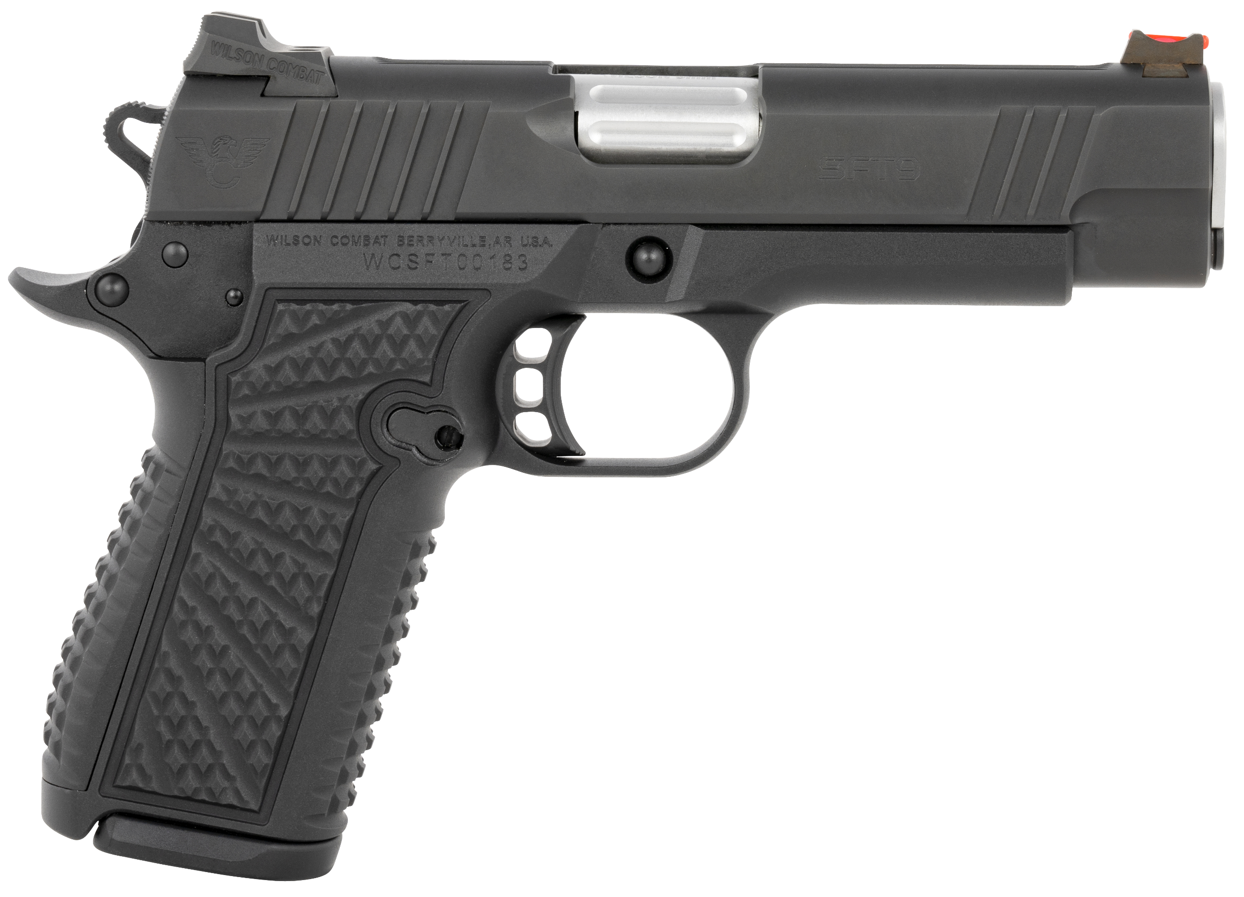 Wilson combat sft9cm42 sft9  9mm luger 15+1 (2) 4.25" stainless, black, ...-img-0