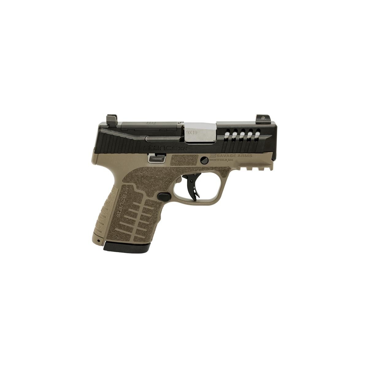 Savage stance xr mc9 handgun 9mm luger 10(1)&13(1)rd magazines 3.2" barr...-img-0