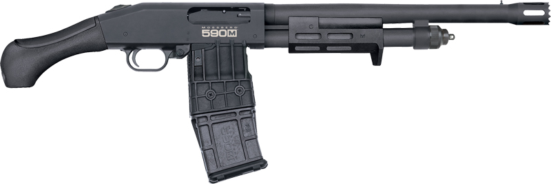 Mossberg 590m standoff 12ga 14.375" 10rd 2.75" blue-syn-img-0