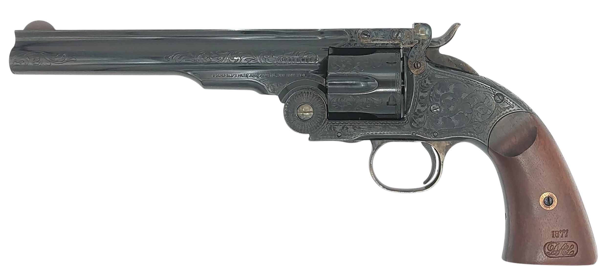 Taylors & company 550652 top break schofield 44-40 win caliber with 7" b...-img-0
