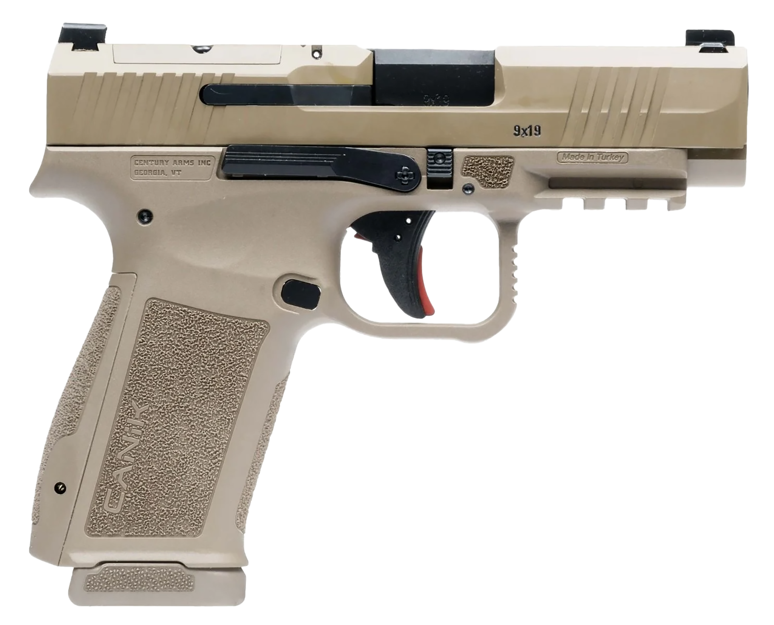 Canik hg7883dn mete mc9ls sub-compact frame 9mm luger 17+1 3.64" black s...-img-0