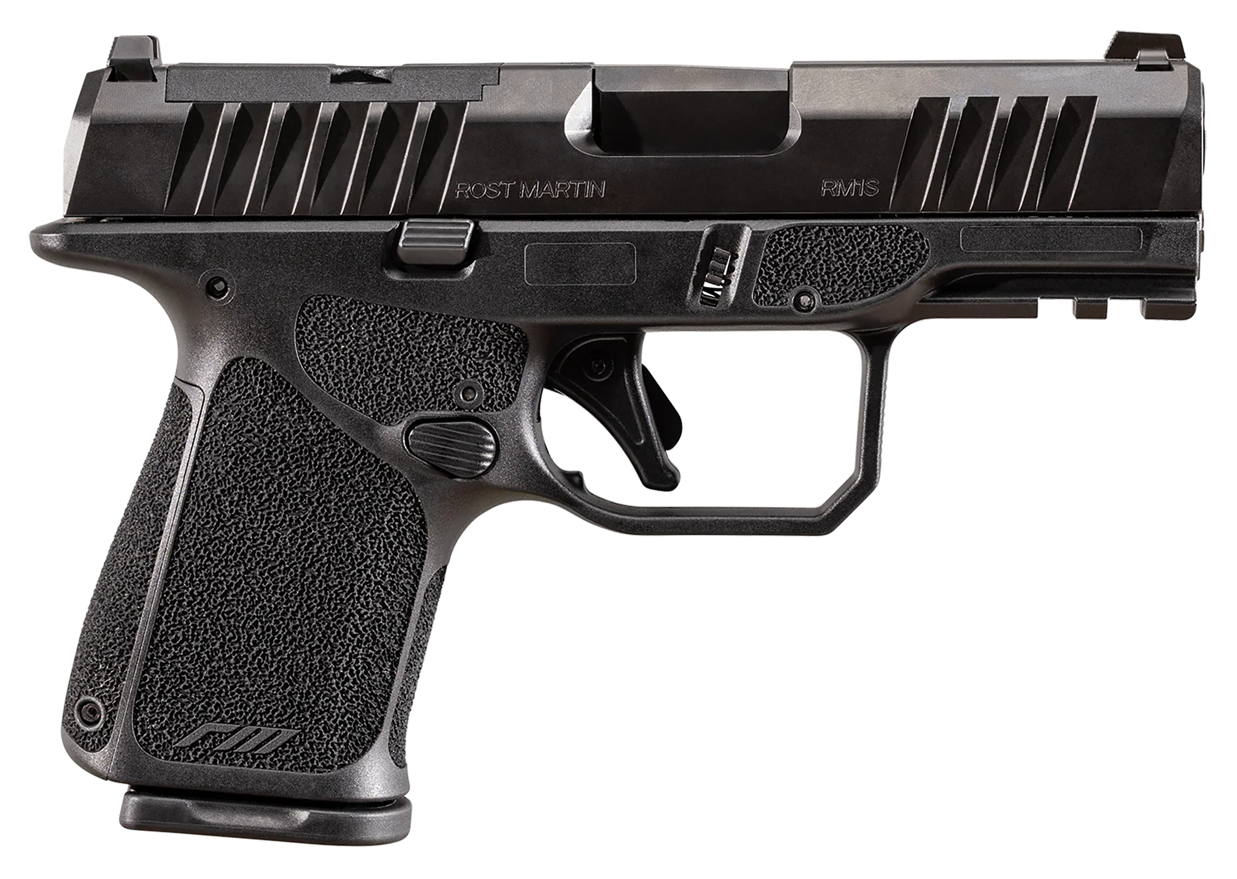 Rost martin rm1sblkosp rm1c  sub-compact frame 9mm luger 15+1 3.60" blac...-img-0