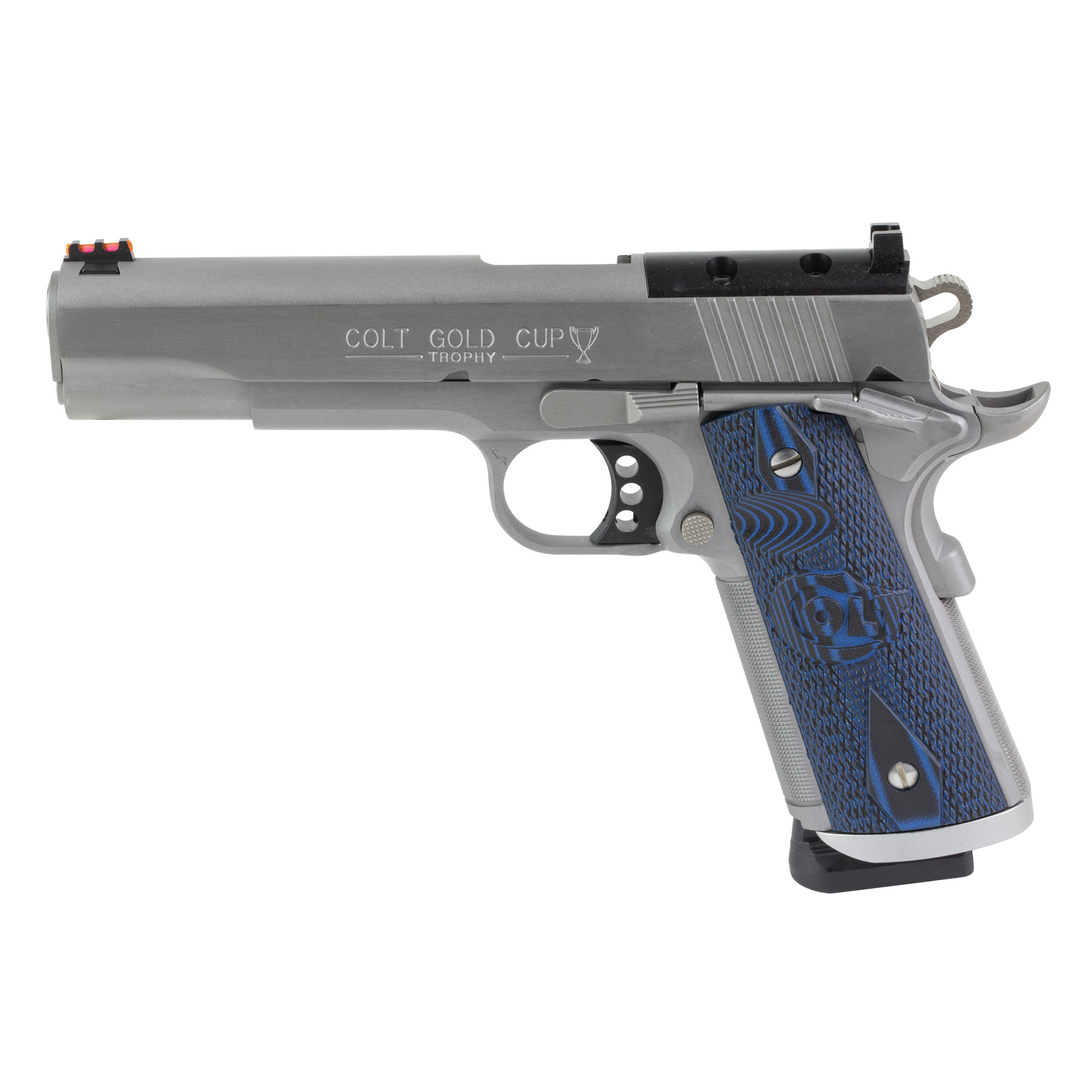 Colt Gold Cup Trophy Or 9mm Luger 5in 9rd Stainless-img-3