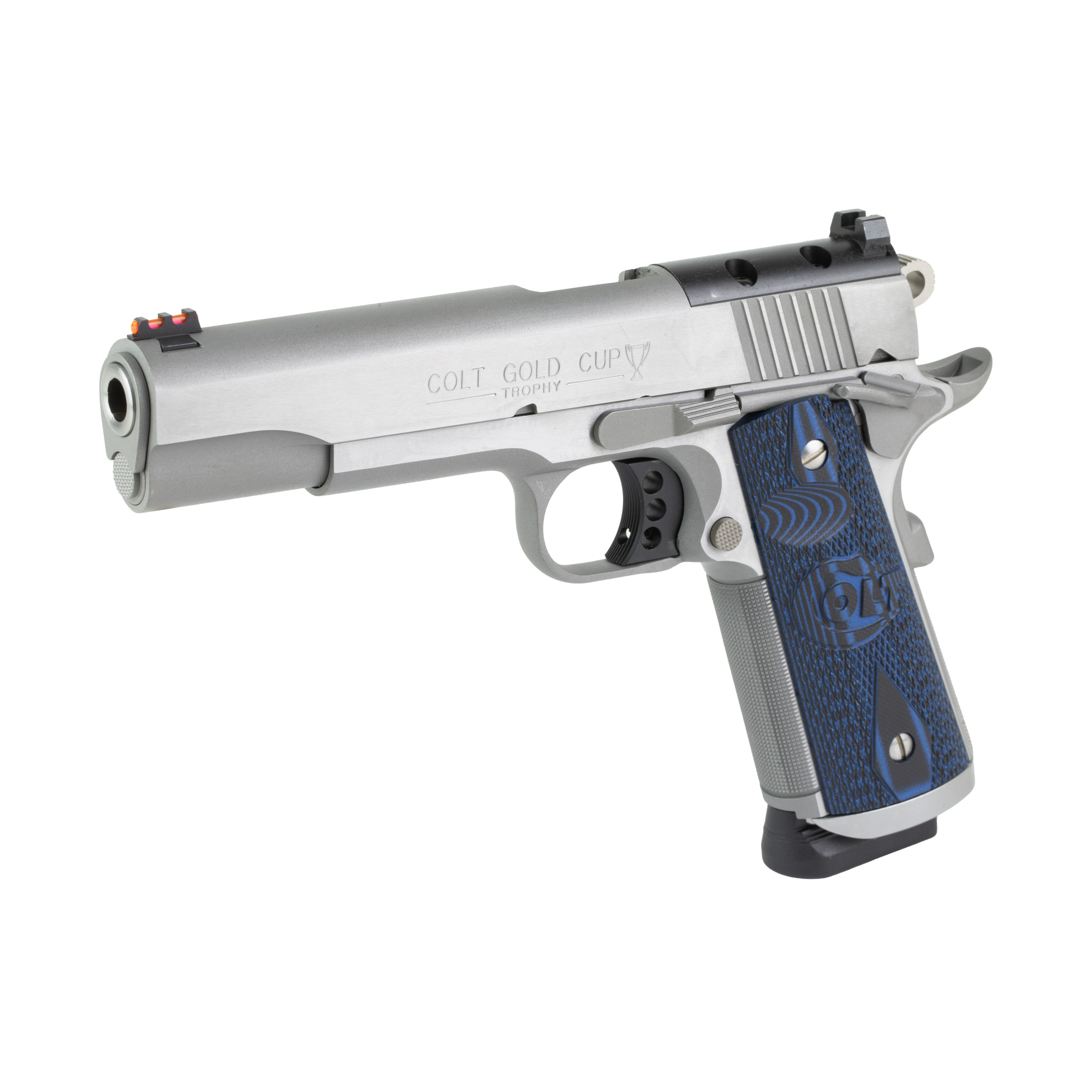 Colt Gold Cup Trophy Or 9mm Luger 5in 9rd Stainless-img-1