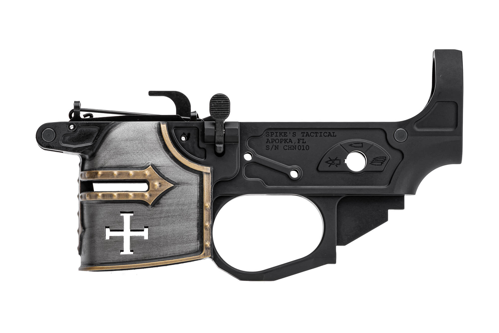 Spikes Rare Breed Crusader Spike Stlb960 Billet Lowr Strp 9mm Rifle