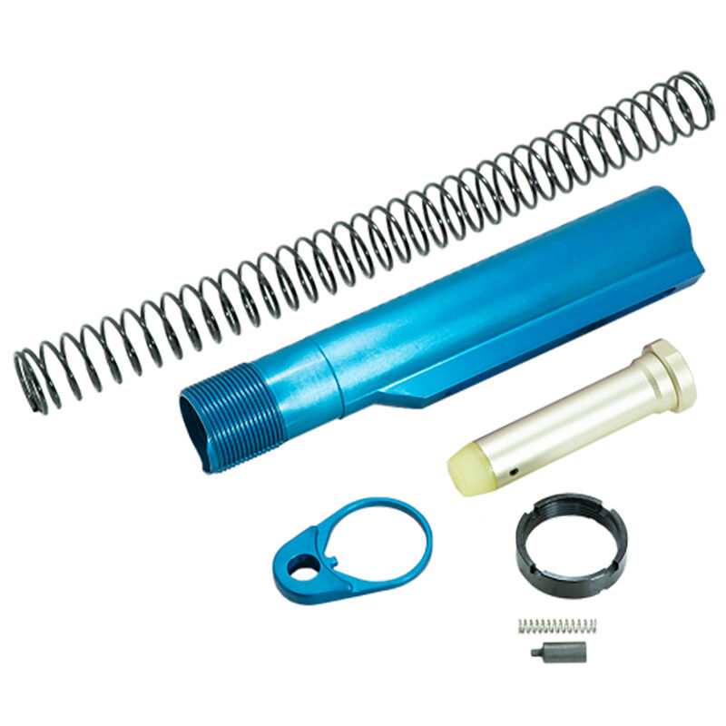 Timber Creek Outdoors AR15 Buffer Tube Kit Blue Anodized Gun Parts