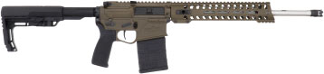 Pofusa rogue .308 win  16.5" 20rd mlok patriot brown-img-0