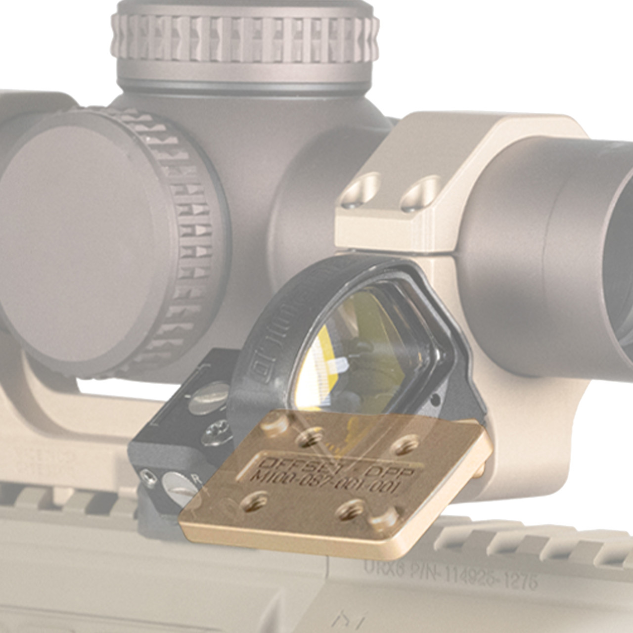 Reptilia AUS OffSet Scope Mount for Leupold Delta Pro FDE Scope