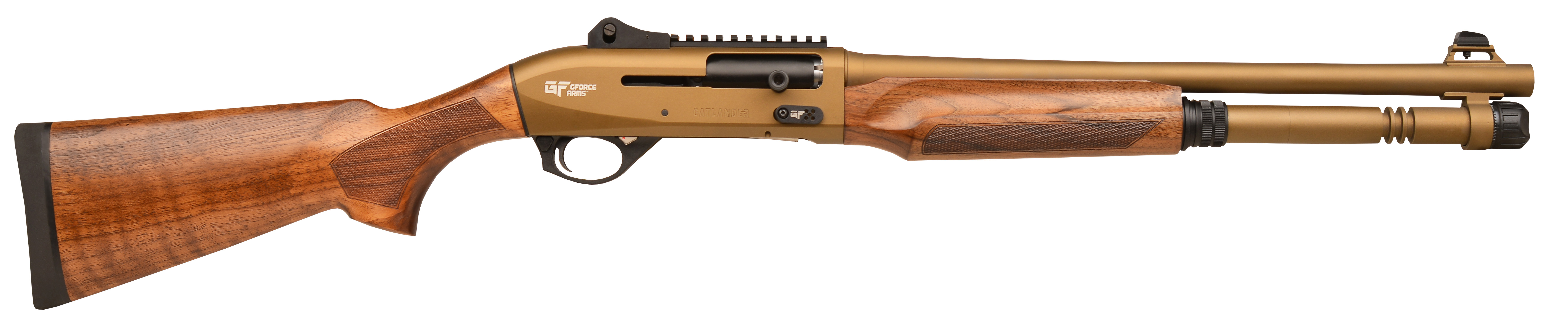 Gforce gatlander 12ga 18.5 walnut-bronze 5rd-img-0