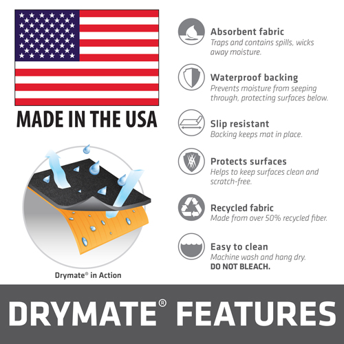 Drymate cleaning pad 16x59"  rifle size charcoal-img-1
