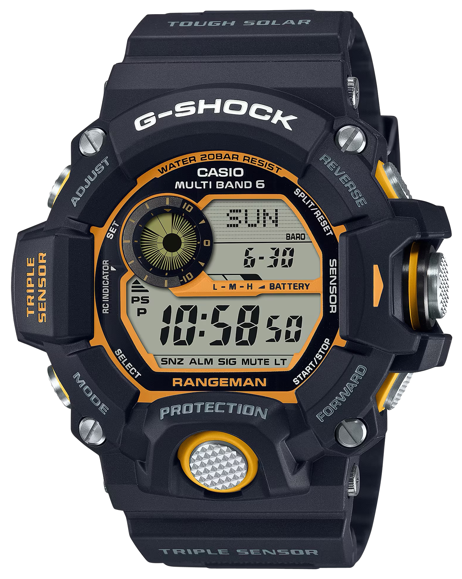 Gshockvlc Distribution Gshock Gw9400y1 Tactical Rangeman Solar Blkyel