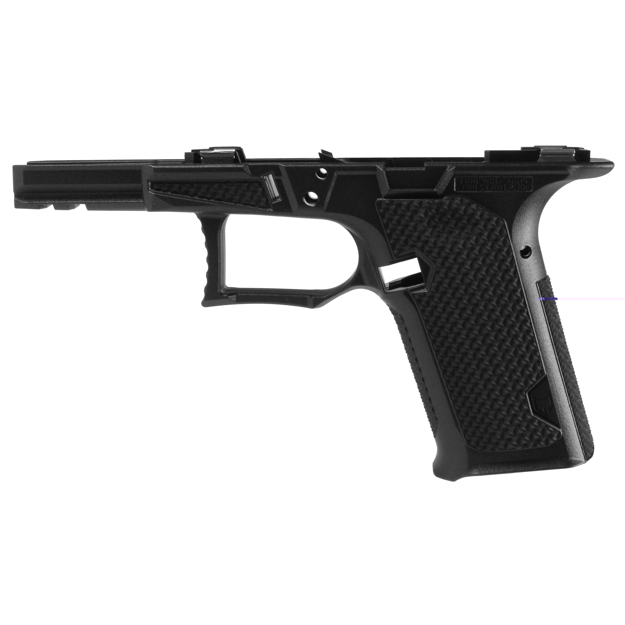 Lwd Dusk Cmpct Txtrd Bare Frame Blk Other AR15 Accessories & Parts at