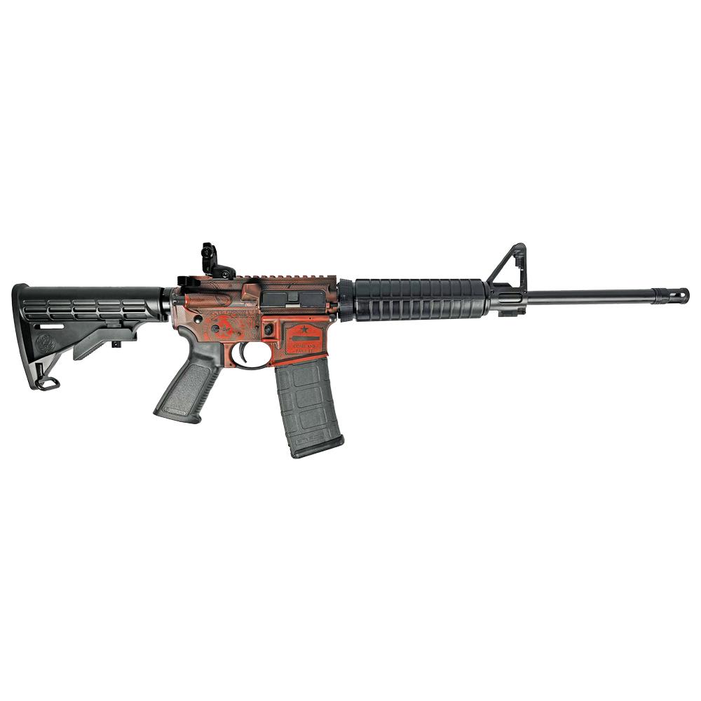 Ruger "Texas Orange" AR 556 Rifle 5.56mm NATO 30rd Mag 16.10" Barrel Cus... Semi Auto Rifles