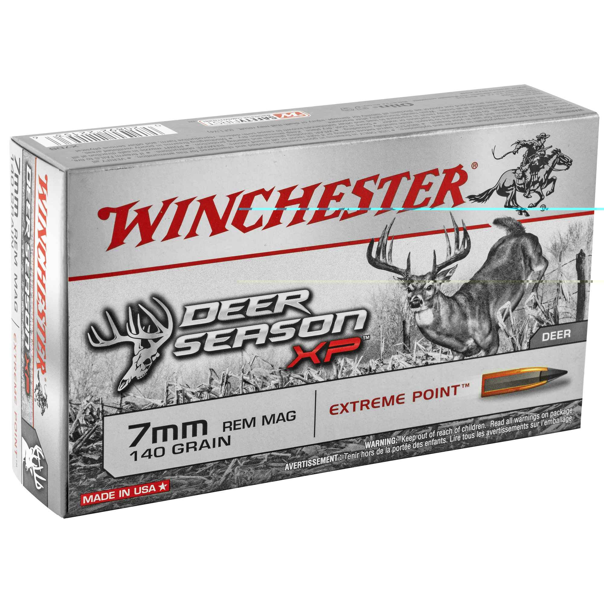Winchester Deer Season XP 7MM REM MAG 140gr Xtreme Point 20 Rounds [MPN