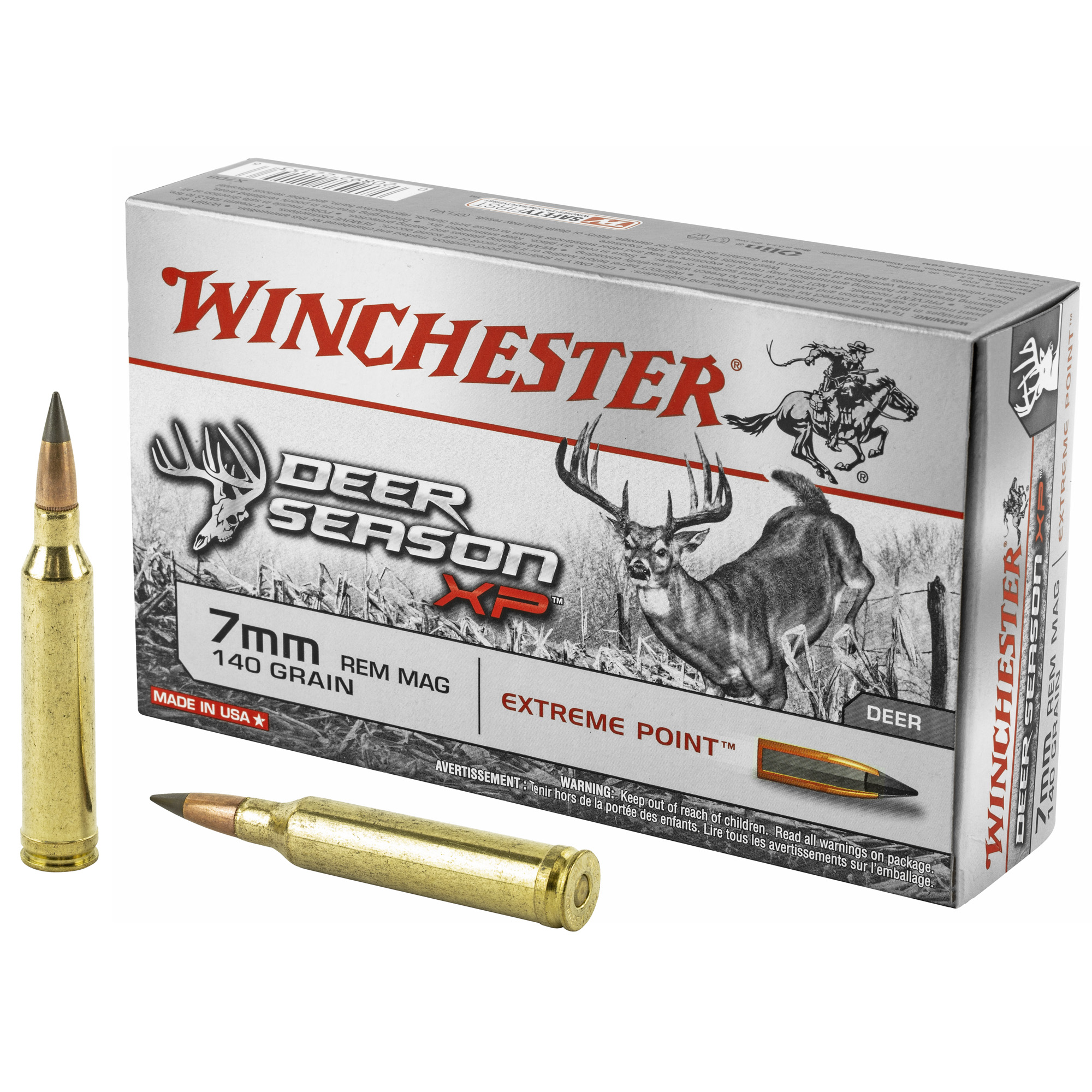 Winchester Deer Season XP 7MM REM MAG 140gr Xtreme Point 20 Rounds [MPN
